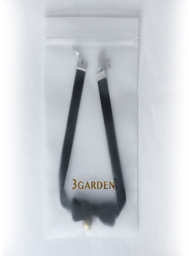 3GARDEN COS Gothic Lolita Bow bells velvet ribbon lace necklace Choker Necklace - Image 3